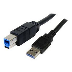 USB kabel STARTECH.COM SuperSpeed USB 3.0 kabel od 3m (A na B M / M, USB kabel (USB3SAB3MBK))