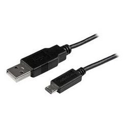 USB kabel STARTECH.com 0.5m (Mobile Charge Sync USB to Slim Micro USB Cable M/M, 50 cm)