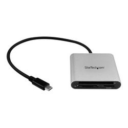 Čitač/pisač višestrukih memorijskih kartica USB 3.0 STARTECH.COM FCREADU3C (s USB-C, SD microSD i CompactFlash čitač kartica s integriranim USB-C kabelom, 