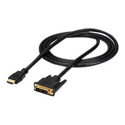 Video kabel STARTECH.COM HDMIDVIMM6 duljine 6 ft (1.83 m) (HDMI na DVI D adapter kabel, Bi-Directional - HDMI na DVI ili DVI na HDMI adapter za vaš računalni 