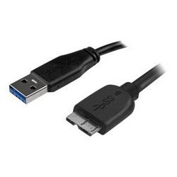Kabel USB STARTECH.COM (Slim USB 3.0 A to Micro B kabel za punjenje i sinkronizaciju mobilnih uređaja kao što su pametni telefoni i tableti., USB3AUB3MS, 3 m)