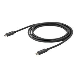 USB 3.1 Type C kabel STARTECH.COM USB315CC2M (6 ft / 2m, s napajanjem (USB PD), prolazak napajanja punjenjem, USB punjač, USB-C kabel, 2 m)