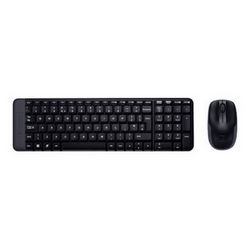 Set tipkovnice i miša LOGITECH MK220 (US raspored) crna