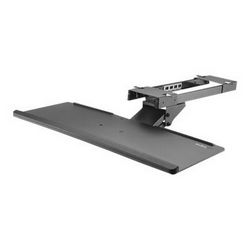 Ladica za tipkovnicu STARTECH.COM (26.4", podesiva, ergonomska, klizna polica za ispod stola sa nagibom i zakretanjem, KBTRAYADJ) 