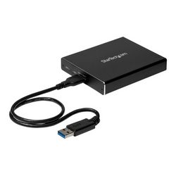 Dvostruko kućište STARTECH.COM SM22BU31C3R (za tvrdi disk M.2 SATA SSD-ovi, USB 3.1 (10Gbps), aluminij, M.2 na SATA, Raid kućište za pogon, polje flash 