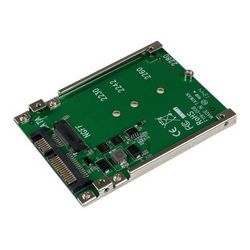 Adapter za tvrdi disk M.2 SSD na 2.5in SATA STARTECH.COM SAT32M225 (M.2 NGFF na SATA pretvarač, 7mm, otvoreni okvir nosača, M2 adapter za tvrdi disk, kontroler 