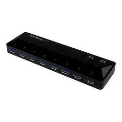 Prekidač za dijeljenje USB periferije STARTECH.com 10 Port USB 3.0 Hub (8 x USB-A, 2 x USB-A Fast Charge Ports, Multi Port Powered USB Hub (ST103008U2C), 10 portova)