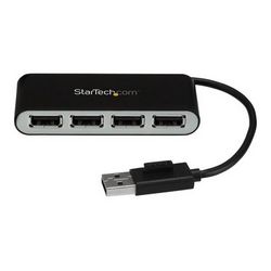 USB Hub STARTECH.COM hub sa četiri porta (USB 2.0 Hub, USB Bus Powered, prijenosni višeportni USB 2.0 Splitter i proširitelj Hub-a, mali putni USB Hub 