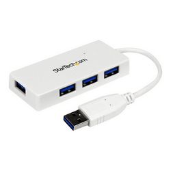 USB Hub STARTECH.COM hub sa četiri porta (USB 3.0 Hub, višeportni USB Hub s ugrađenim kabelom, napajani USB 3.0 proširitelj za vaše prijenosno računalo 