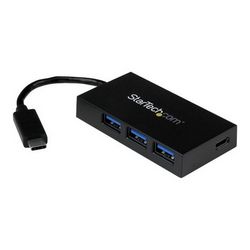 USB hub STARTECH.COM hub s 4 priključka (napajani USB 3.1 Gen 1 hub, USB-C na 1x USB-C i 3x USB-A adapter, USB-C port proširivač (HB30C3A1CFB))