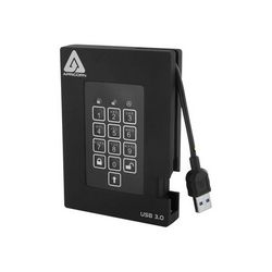 SSD tvrdi disk APRICORN A25-3PL256-S4000F (4 TB, USB 3.0) crna