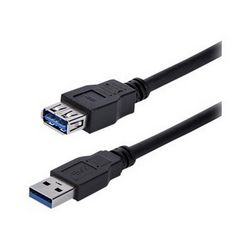 USB 3.0 produžni kabel STARTECH.COM SuperSpeed od 1m A na A (muški na ženski USB produžni kabel Corda od 1 m (USB3SEXT1MBK), USB tip A na USB tip A, 1 m)