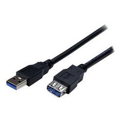 USB produžni kabel STARTECH.COM SuperSpeed USB 3.0 produžni kabel dužine od 2m (A na A, muški na ženski USB 3.0 produžni kabel (USB3SEXT2MBK)) crna