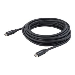 USB-C kabel STARTECH.COM USB C kabel 4m (s PD - 13ft USB tip C kabel, 5A Power Delivery, USB 2.0 USB-IF certificiran, USB 2.0 tip-C kabel, 100W/5A 