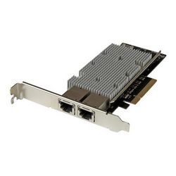 Mrežni adapter STARTECH.COM PCI Express NIC s dva priključka i 10Gb s izvornom vezom za agregaciju (10Gbase-t Ethernet kartica, 100/1000/10000 Mbps LAN kartica 