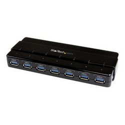 Hub s sedam USB 3.0 priključaka STARTECH.COM ST7300USB3B (do 5 Gbps, univerzalni višenamjenski USB produživač s više priključaka za Vaše stolno računalo, 
