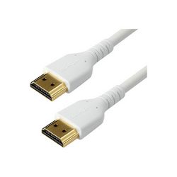 Premium certificirani HDMI 2.0 kabel s Ethernetom STARTECH.COM od 1m (UHD brzi HDMI monitor kabel od 3ft s podrškom za HDR i izdržljivim robusnim ultra HD (RHDMM1MPW), 1 m)