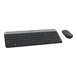 Logitech Keyboard and Mouse Set Slim Wireless Combo MK470 (US raspored tipki) Graphite