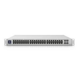 Mrežni prekidač UBIQUITI UniFi USW-Enterprise-48-PoE (48 PoE+ porta, 4 SFP+ porta, 1.3" zaslon osjetljiv na dodir)