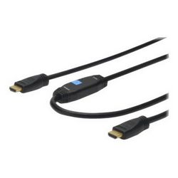 Kabel DIGITUS za spajanje HDMI visoke brzine s Ethernetom i pojačivačem signala (HDMI Type-A muški / HDMI Type-A muški, 10 m)