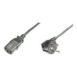 Kabel za napajanje DIGITUS (CEE 7/7 (tip-F)(CEE 7/7) utikač/IEC C13 utičnica, 75 cm)