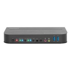 Prekidač za KVM / audio / USB DIGITUS DS-12850 (2 priključka)