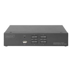Prekidač za KVM, audio, USB DIGITUS DS-12880 (4 porta)