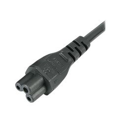 Kabel za napajanje prijenosnog računala STARTECH.COM kabel za napajanje od 3ft (1m) za UK (BS 1363 na C5 djetelinu, 2.5A 250V, 18AWG, zamjenski kabel za 