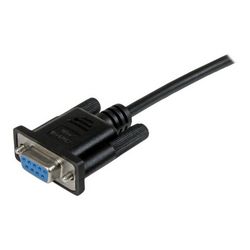 Kabel za poništavanje serijskog signala STARTECH.COM DB9 RS232 (F/F, DB9 ženski na ženski, 9 pin RS232, 2 m) crna