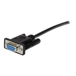 Serijski produžni kabel STARTECH.COM serijski DB9 RS232 kabel dužine od 2m (ravni, DB9 RS232 serijski produžni kabel, muški na ženski kabel (MXT1002MBK), DB-9 