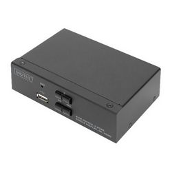 Prekidač KVM / audio / USB DIGITUS DS-12870 (2 priključka)