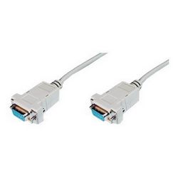 Kabel za spajanje nultog modema DIGITUS (DSUB 9-pinski / DSUB 9-pinski, 1,8 m)