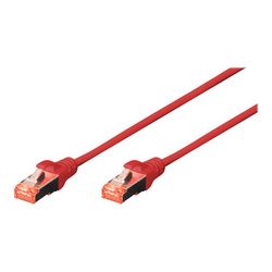Mrežni kabel DIGITUS Professional RAL 3020 (3 m) crvena 