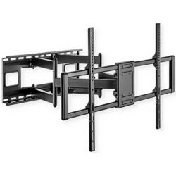 Zidni nosač za TV 60-120" ROLINE (udaljenost od zida 75mm-703mm, nosivost 120Kg, crni)