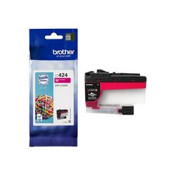 Patrona s tintom BROTHER LC424M (original) magenta 