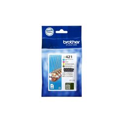 Višebojni paket patrona s tintom BROTHER LC-421VAL Ink Cartridge (paket od 4 boje - crna, cijan, magenta, žuta)