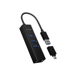 Čvorište ICY BOX IB-HUB1419-LAN (3 priključka)