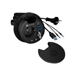 Hub ICY BOX IB-HUB1430-CR (u stolu, 3 porta)