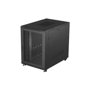 19" 22U 800x1200 black standing rack cabinet