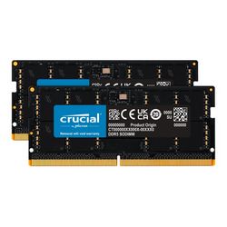RAM memorija CRUCIAL (64 GB: 2 x 32 GB, DDR5, SO-DIMM 262-pin, 4800 MHz / PC5-38400, unbuffered)