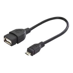 Kabel USB DIGITUS (USB na mini-USB Type B, 20 cm)