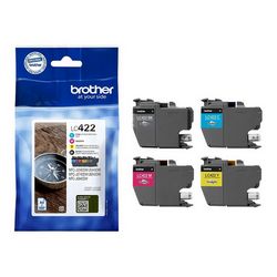 Višebojni paket patrona s tintom BROTHER LC422 Value Pack (original, patrona s tintom - crna, žuta, cijan, magenta)