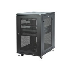 StarTech.com 18U Server Rack Cabinet, 4-Post Adjustable Depth (2" to 30") Network Equipment Rack Enclosure w/Casters/Cable Management/Shelf/Locking Dell PowerEdge, HP ProLiant ThinkServer - 18U Rack C