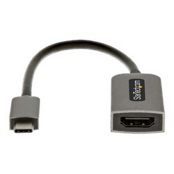 USB C na HDMI adapter STARTECH.COM (4K 60Hz UHD video, HDR10, USB-C na HDMI 2.0b adapter dongle, USB Type-C DP Alt Mode na HDMI monitor/zaslon/projektor, USB C 