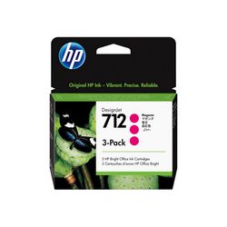 Paket tinte za ploter HP 712 (3 komada, original) magenta