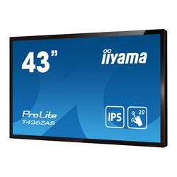 Monitor IIYAMA Interactive Tochscreen ProLite T4362AS-B1 (109 cm, 3840 x 2160 4K Ultra HD)