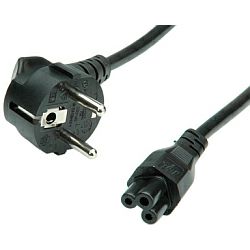 Roline VALUE naponski kabel 3-polni, ravni Compaq IEC320 C5, 1.8m crni