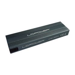 Kučište za skladištenje s RGB osvjetljenjem LC POWER LC-M2-C-Multi-3 (2.5" NVMe & SATA HDD/SSD, USB 3.2)