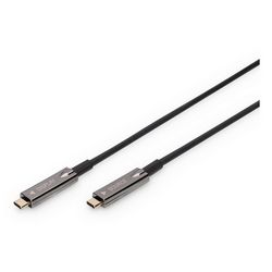 Kabel za AV povezivanje DIGITUS 4K AOC (USB C, 15 m)