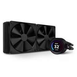 Vodeni hladnjak s LCD zaslonom NZXT Water Cooler with LCD Display Kraken Elite 280 crna